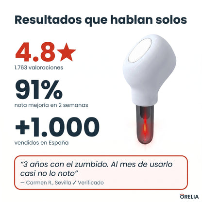 Auricular de Luz roja terapéutico